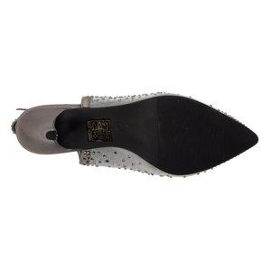 Petite Glitter Lace Mesh Dress Heel Shoes GS373
